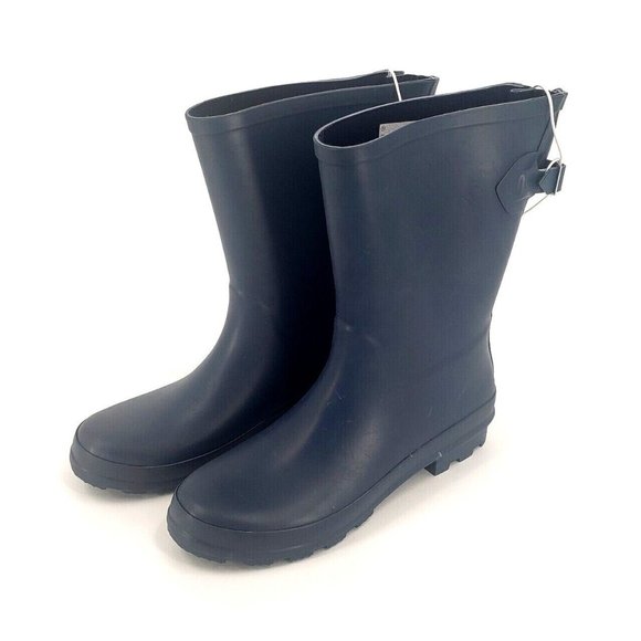 a new day Shoes - A New Day Women's Vicki Mid-Calf Rain Boots Size 11 - Navy